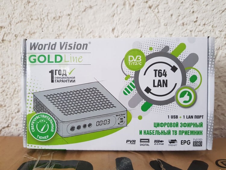 Приемники World Vision T64: обзор, подключение, прошивка